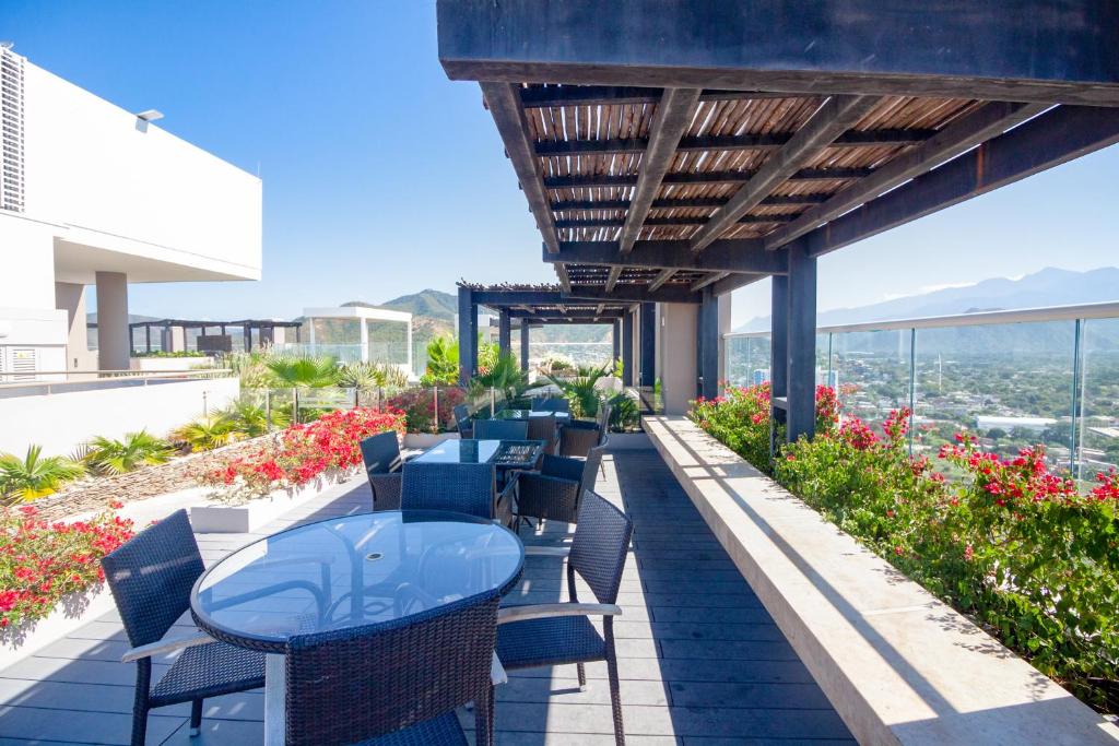 Terraza Roof Top con vista a la Sierra