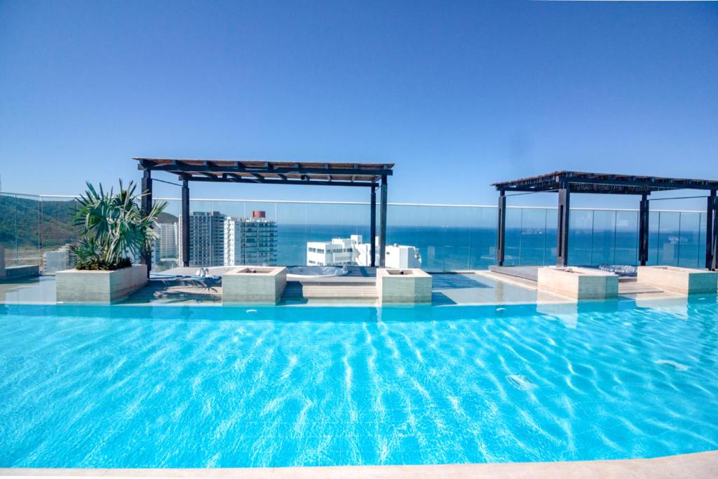 Piscina vista panorámica